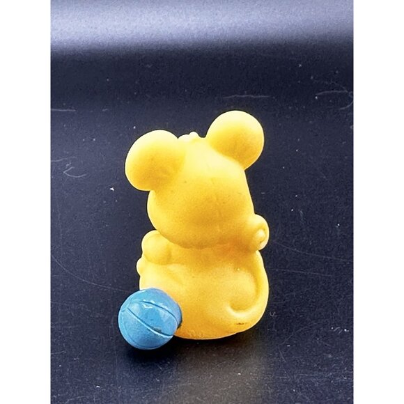 Fisher Price Loving Family Dollhouse 1999 Pet Yellow Mouse Figure Baby Nursery - Picture 4 of 4